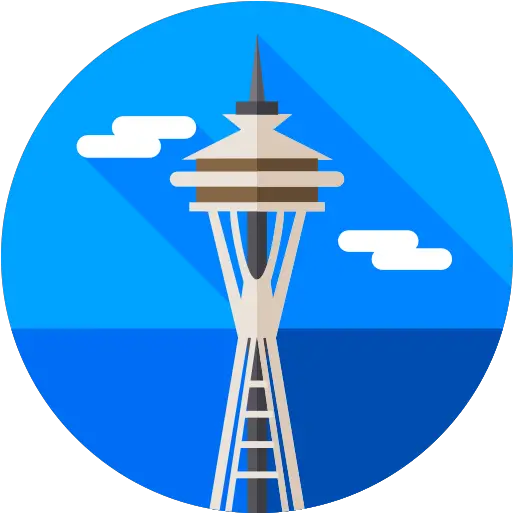  Space Needle Space Needle Logo Seattle Emoji Png Space Needle Logo