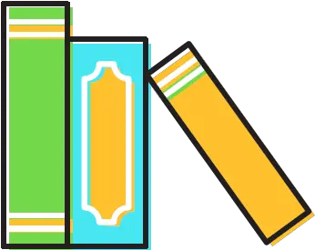  Shelf Books Icon Colourful Education Png Books Icon Png