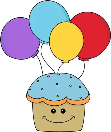  Download Happy Birthday Cupcake Clipart Balloons Png Cute Birthday Clipart Free Birthday Clipart Png