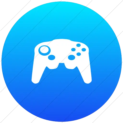  Iconsetc Flat Circle White Blue W In White Circle Png Controller Logo