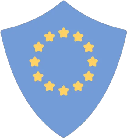  Free Eu Gdpr Security Shield Icon Symbol Download In Png Cordis Europa Eu Logo Sheild Png