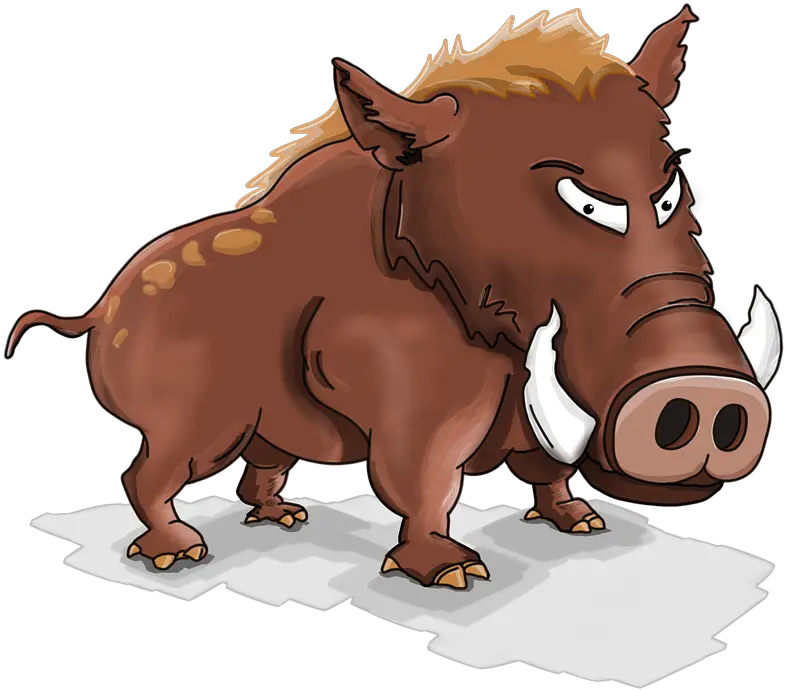  Download Hog Png Wild Boar Cartoon Hog Png