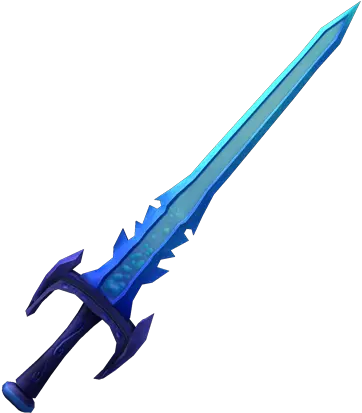  Epic Blue Sword Zombie Attack Roblox W 940705 Png Blue Sword Sword Png