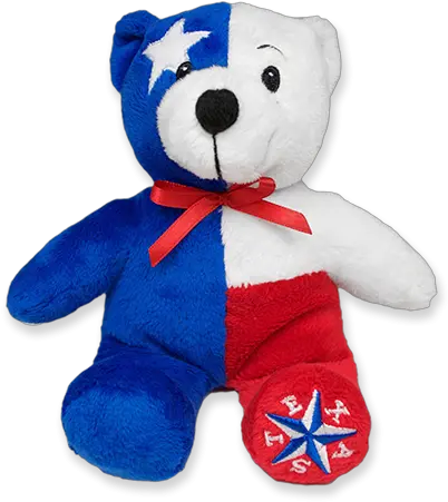  Texas Flag Bear Teddy Bear Png Texas Flag Png