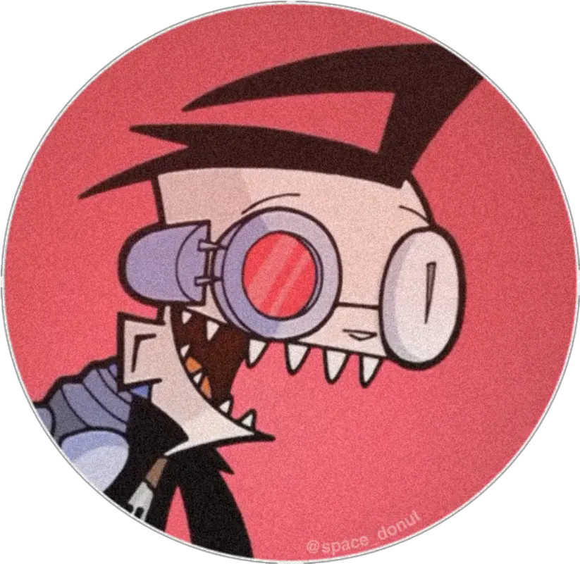  Invaderzim Icon Dib Pilot Sticker Fictional Character Png Dib Icon