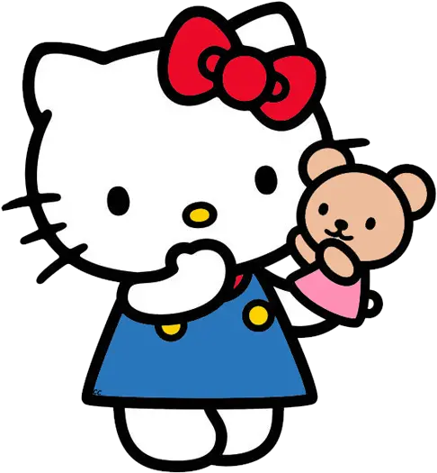  Teddy Bear Clipart Hello Kitty Pencil An 1090835 Png Hello Kitty Png Teddy Bear Clipart Png