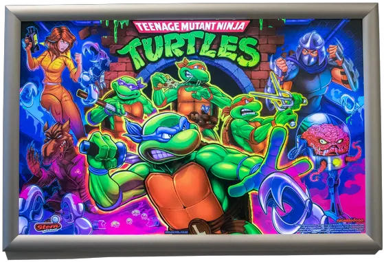  Led Back Lit Translite Frame Lcd Game Display Style Tmnt Stern Pinball Png Ninja Turtles Icon