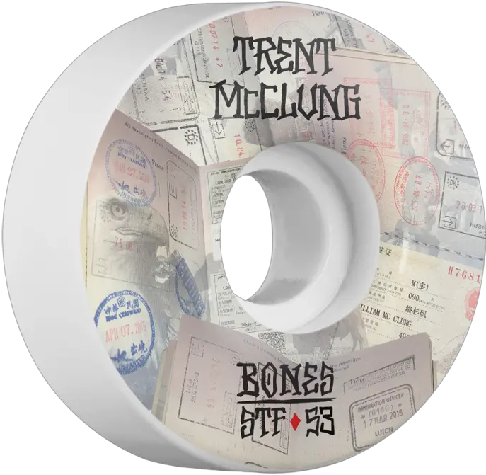  Bones Mcclung Stf Passport 53mm Bones Wheels Mcclung Passaport 51mm Png Bones Png