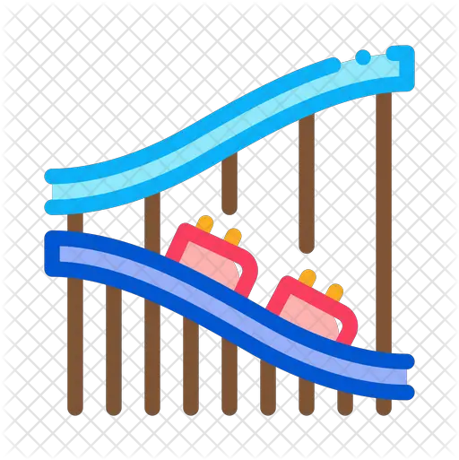  Roller Coaster Icon Playground Slide Png Roller Coaster Png