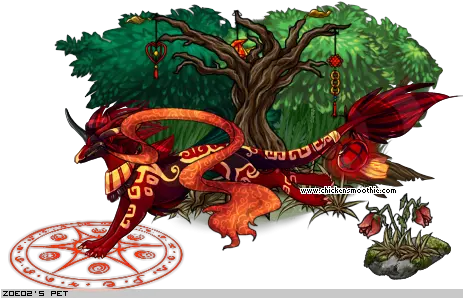  View Topic Japanese Dragon Forest Lel Chicken Smoothie Dragon With Forest On Its Back Png Japanese Dragon Png