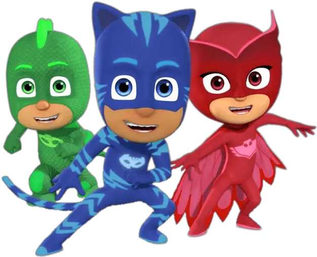  Heroes Ready For Action Transparent Png Transparent Pj Masks Png Pj Masks Png