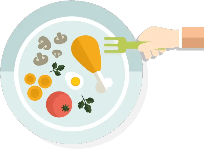  My Healthy Plate Dinner Cartoon Food Plate Png Food Plate Png