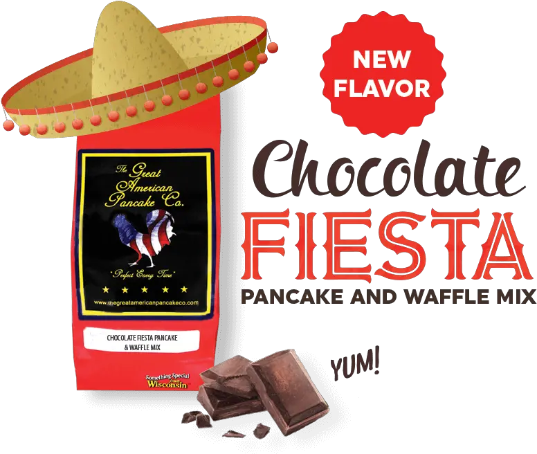  Fiesta The Great American Pancake Co Chocolate Png Fiesta Png