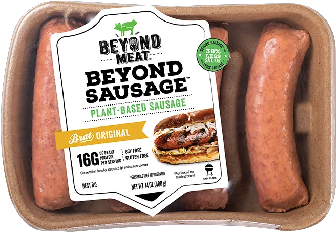  Beyond Sausage Brat Original Beyond Meat Italian Sausage Png Sausage Transparent