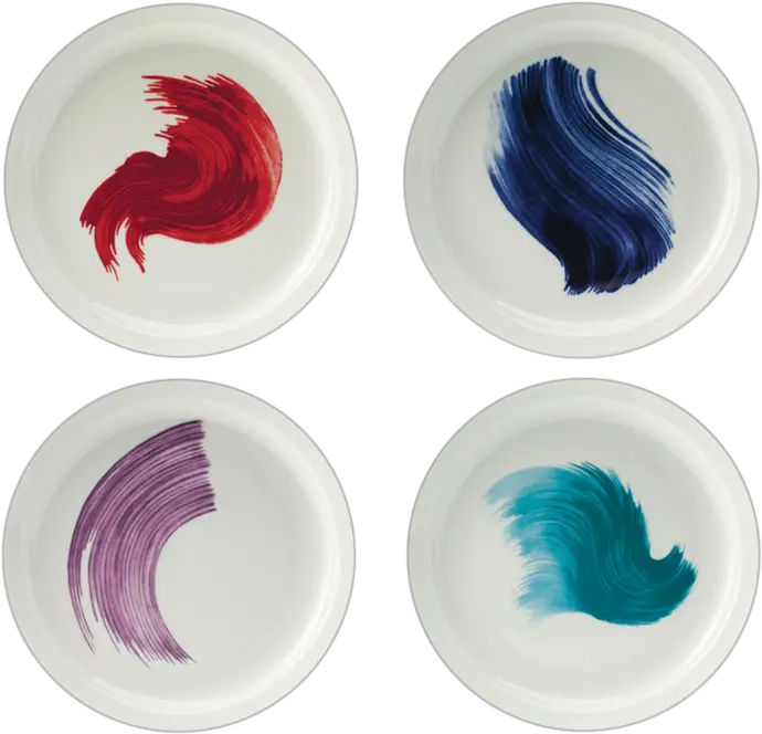  Ergo Plates And Bowls In Cobalt Red Hair Png Swish Png