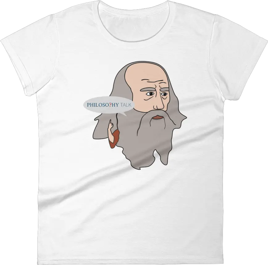  Plato Pointing Womenu0027s Tee Cartoon Png Plato Png