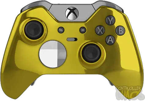  Xbox One Elite Chrome Gold Xbox One Controller Elite Custom Blue Png Xbox Controller Png