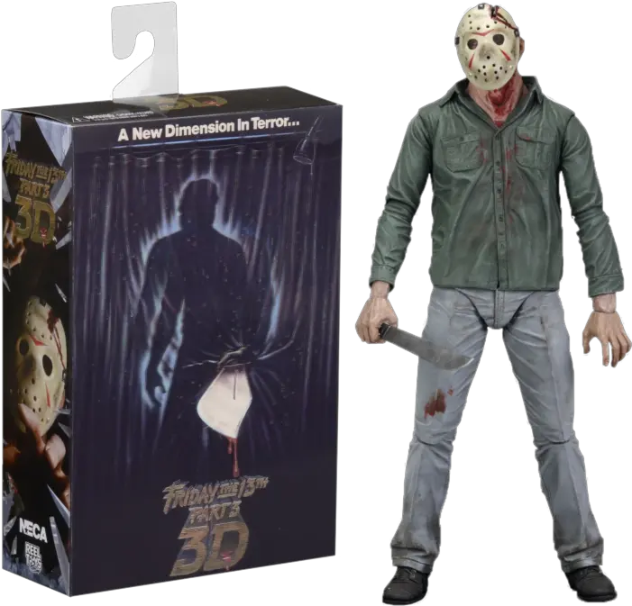  Neca Friday The 13th Part 3 Jason 7 Jason 3d Neca Png Jason Voorhees Icon