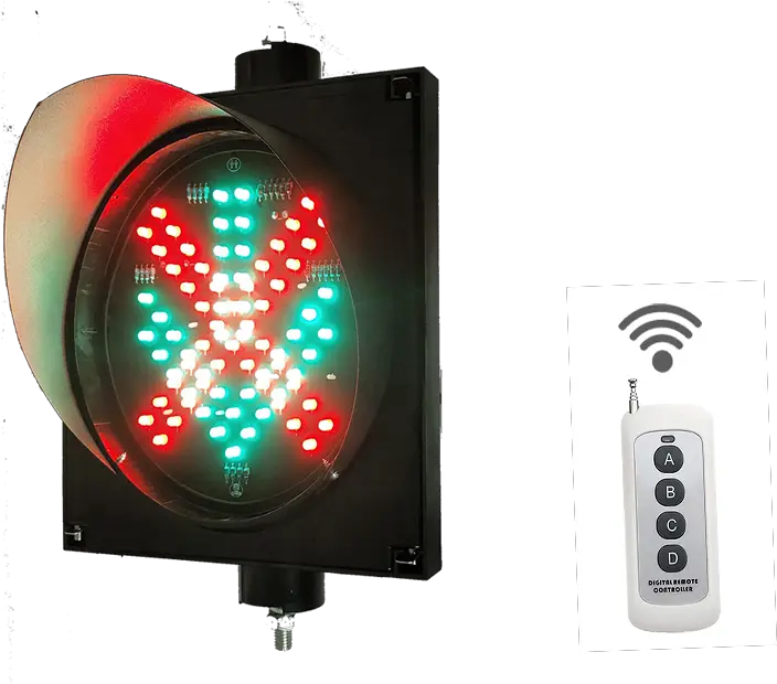  Remote Controller 200mm Led Traffic Light Red Cross Green Png Network Icon With Arrow