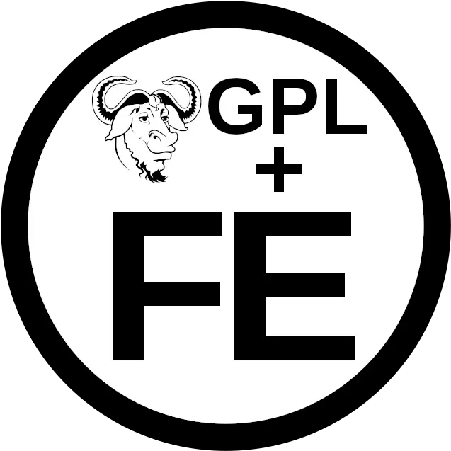  Gpl Font Exception Wikipedia Png Font Awesome About Us Icon