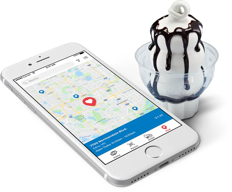  Download The App Dairy Queen Sundaes Png Mobile Search Icon