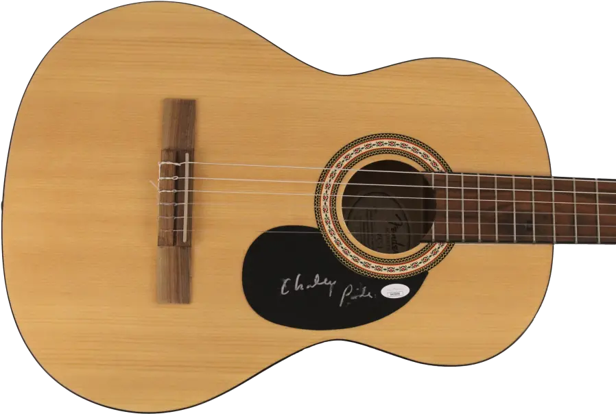  Charley Pride Signed Autograph Full Size Fender Acoustic Acoustic Guitar Png Taylor Swift Icon