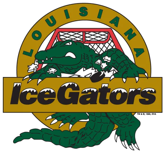  Louisiana Ice Gators Primary Logo Echl Echl Chris Louisiana Ice Gators Logo Png Florida Gator Icon