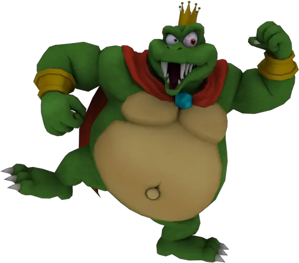  King K Super Smash Bros Ultimate Blurry Css Png King K Rool Png