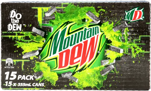  Mountain Dew Soft Drink Cans 15pk Drinks I Shop New World Mountain Dew Litre Png Mountain Dew Logo Png