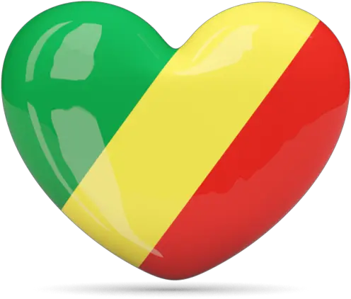  Heart Icon Illustration Of Flag Republic The Congo Republic Of Congo Flag Heart Png Love Heart Icon