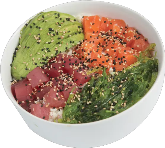  Poke Bowl Png Poke Bowls Fish Products 3938540 Vippng Sesame Fish Bowl Transparent Background