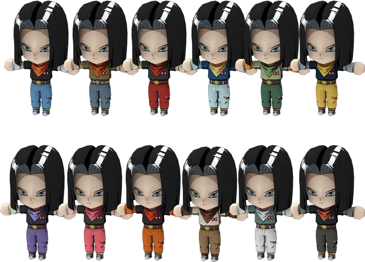  Pc Computer Png Android 17 Fighterz Transparent Android 17 Png