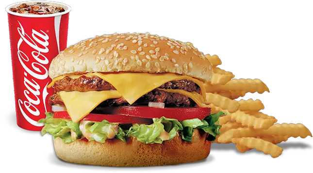  Burger And Fries Png Vector Library Del Taco Double Del Cheeseburger Burger And Fries Png