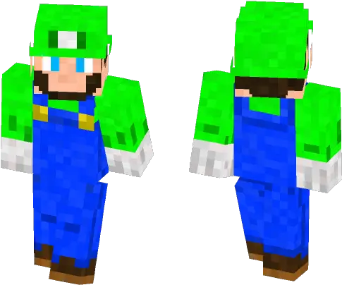  Download Super Mario Bros Luigi Minecraft Skin For Free Fnaf 2 Minecraft Skins Png Luigi Head Png