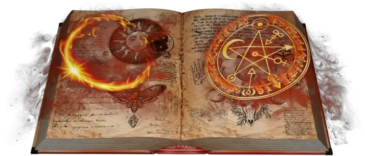  Creating A Magic System For Your Game Book Of Shadows Gerald Gardner Png Magic Effect Png