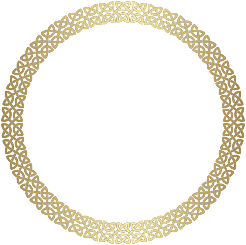  Golden Round Frame Png Hd Mart High Resolution Golden Frame Png Yellow Circle Png