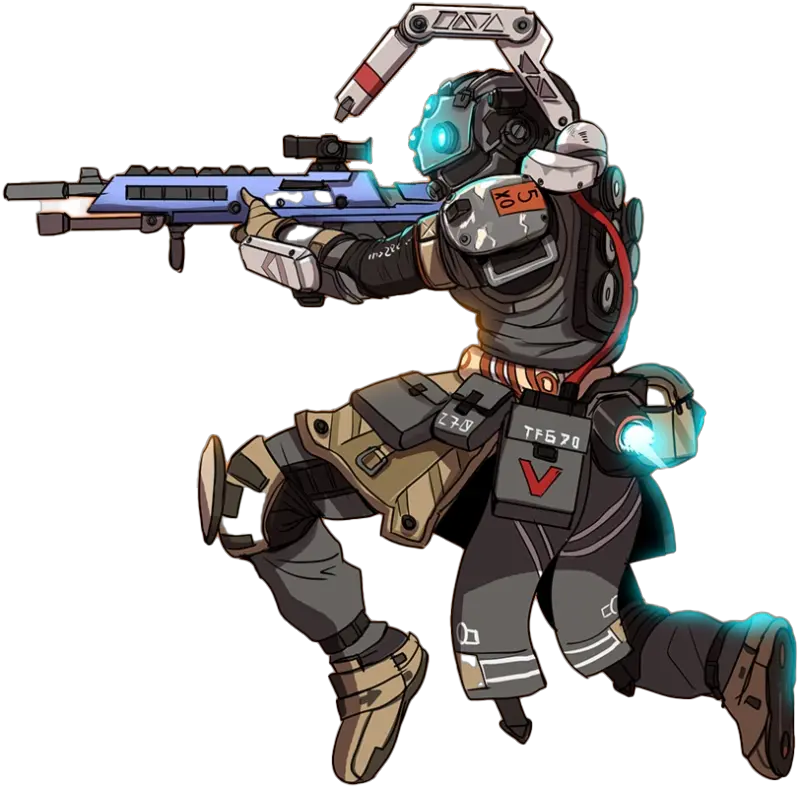  Sci Titanfall Weapon Concept Art Png Shotgun Transparent Background