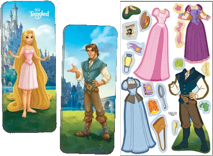  Magnetic Fun Mini Tin Disney Princess Tangled Paper Doll Princess Disney Png Tangled Png