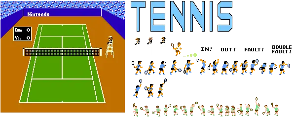  Download Misc Nes Tennis Sprites Full Size Png Image Nes Tennis Sprites Nes Png