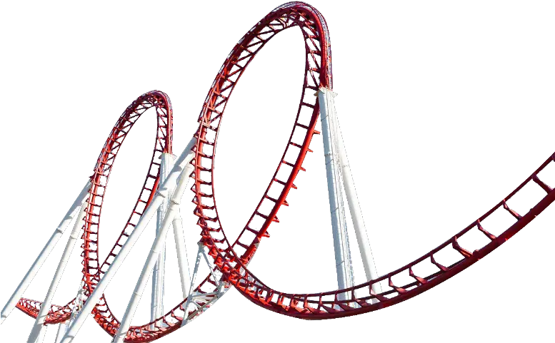  Download Red And White Roller Coaster Transparent Background Roller Coaster Png Roller Coaster Transparent