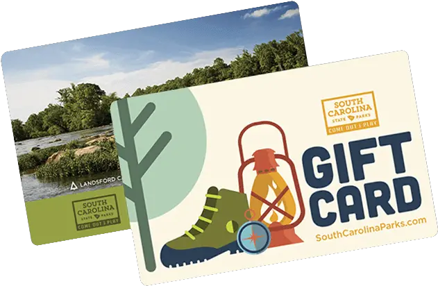  Gift Cards South Carolina Parks Official Site Png