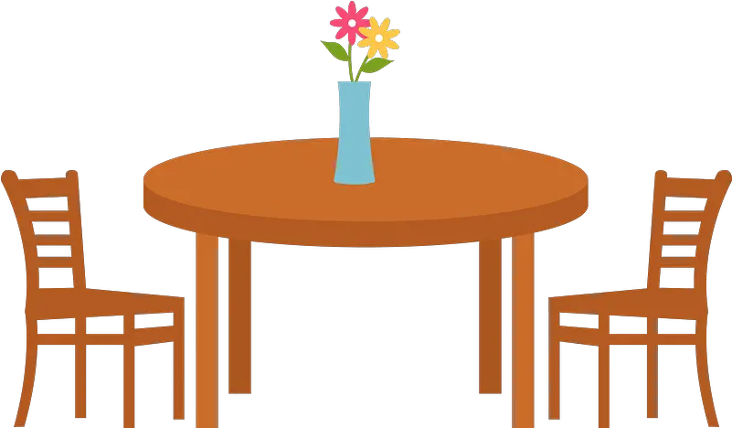  Table Chair Vase Clipart Free Download Transparent Png Table And Chairs Clipart Table And Chairs Png