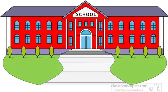  School Clipart High Building Classroom Building School Clip Art Png School Clipart Png