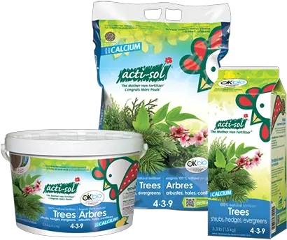  Trees Shrubs Hedges And Evergreens Organic Fertilizer 4 39 Acti Sol Png Group Of Trees Png