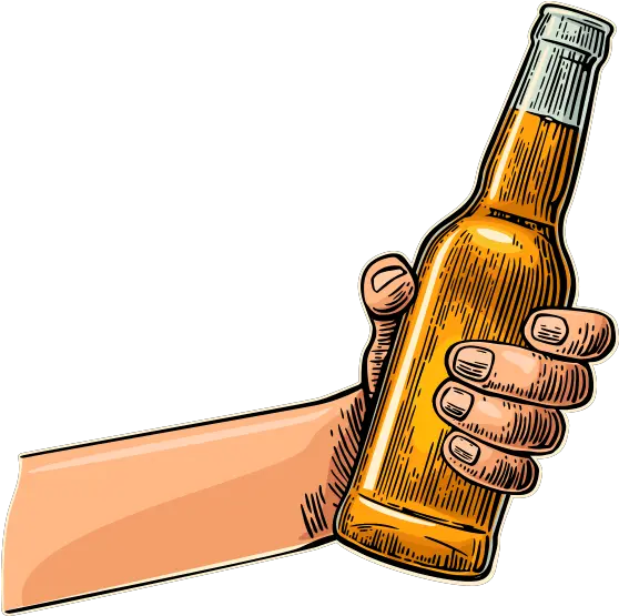  Tavern De Bali Restaurant Beer Bottle Illustration Png Beer Bottle Transparent Background