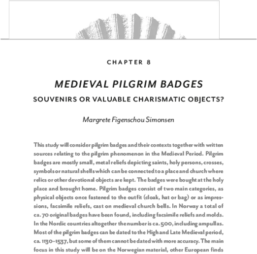  Pdf Medieval Pilgrim Badges Souvenirs Or Valuable Document Png Pilgrim Hat Icon