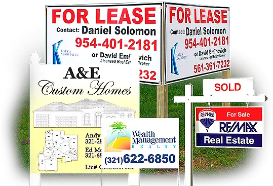  Real Estate Signs For Sale Sign Png