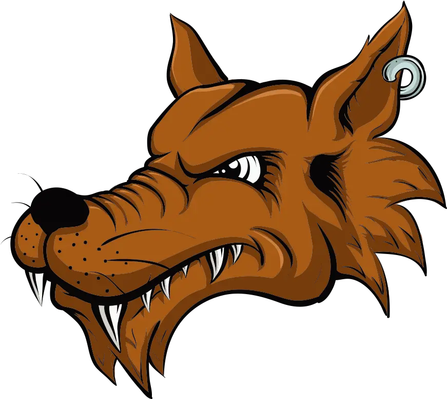  Gray Wolf Cartoon Illustration Vector Wolf Png Download Wolf Head Drawing Animated Wolf Cartoon Png