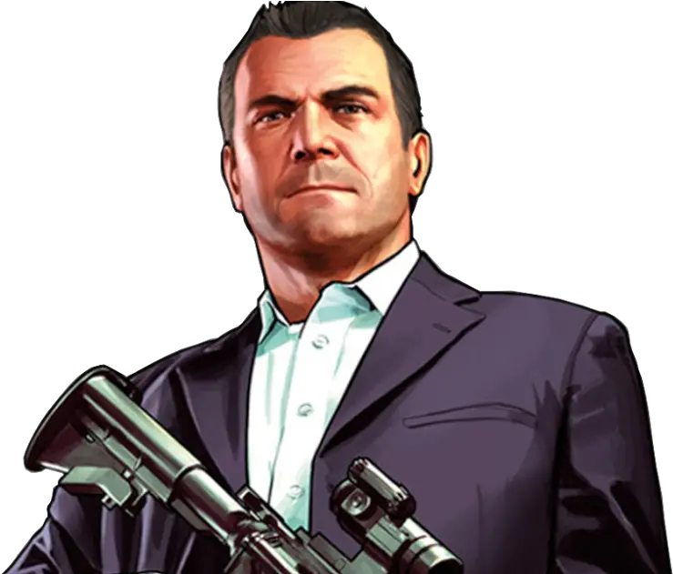  Michael Gta V Png Transparent Gta V Characters Png Gta V Png