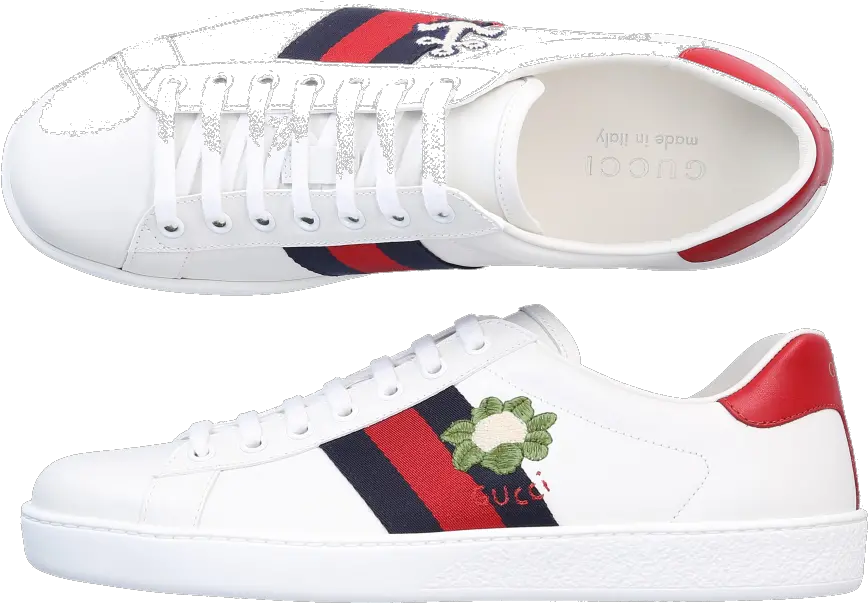  Gucci Sneakers White Ace Plimsoll Png Gucci Logo Icon For Bags